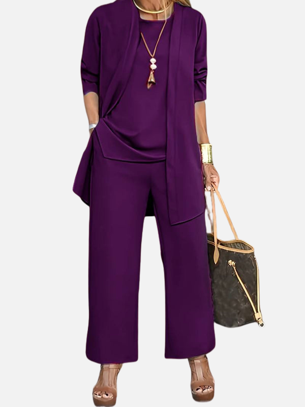 Sophie | Driedelige Set met Blazer Top en Broek