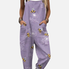 Femke | Gebloemde Jumpsuit met Bijenprint