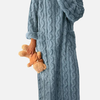 Femke | Fluffy Teddy Huisjurk met Zakken
