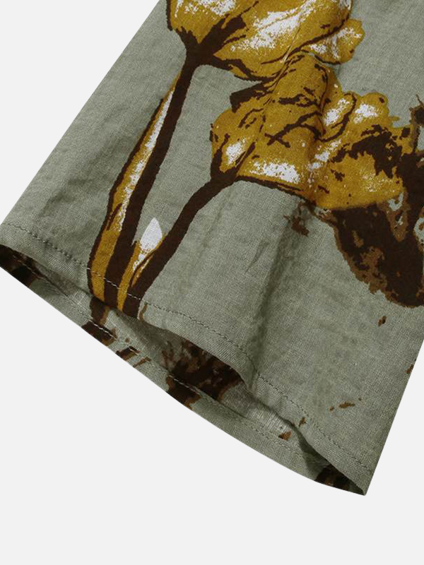 Femke | Gebloemde Maxijurk met Print