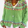 Fleur | Gebreid Vest met Noors Patroon