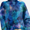 Emma | Gebreide Coltrui met Tie-Dye Print