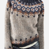 Femke | Gebreide Noorse Trui met Jacquard