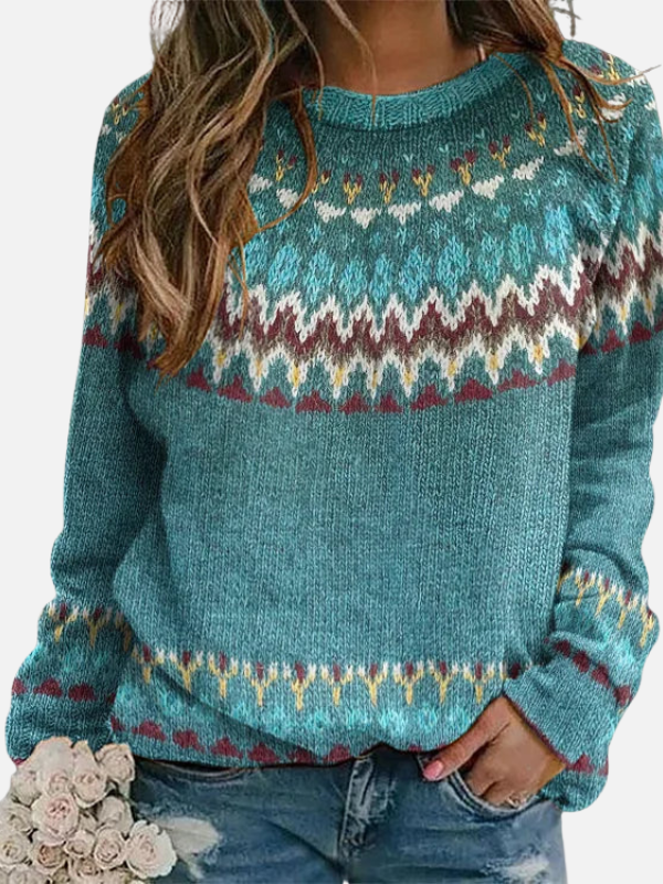 Iris | Gebreide Noorse Wintertrui
