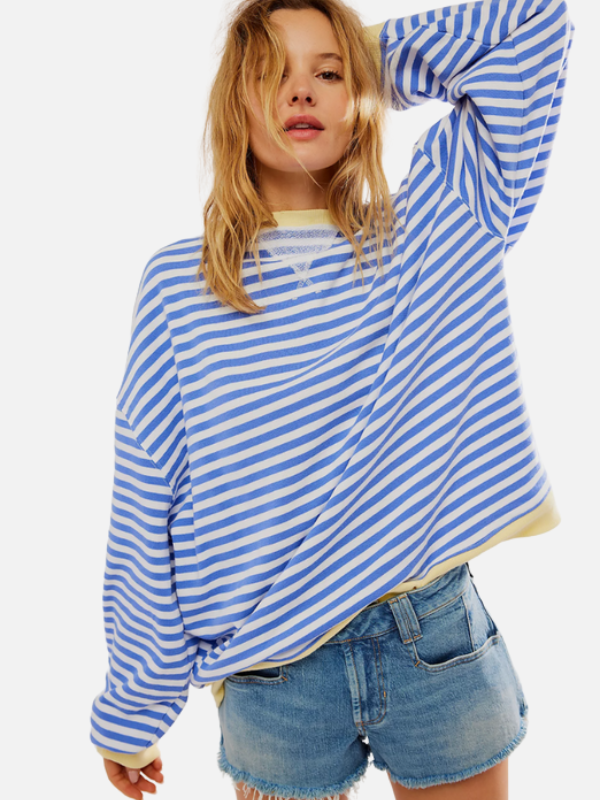 Anouk | Gestreepte Oversized Sweater