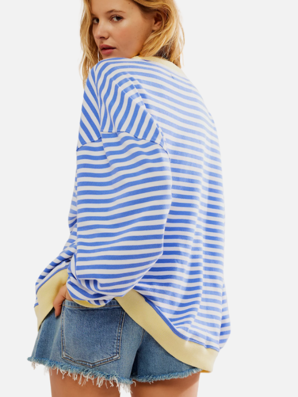 Anouk | Gestreepte Oversized Sweater