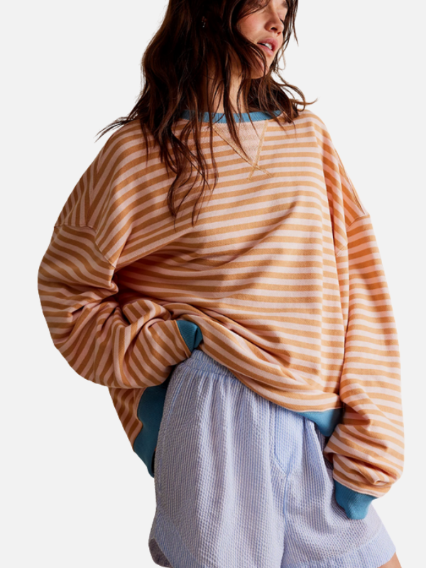 Anouk | Gestreepte Oversized Sweater