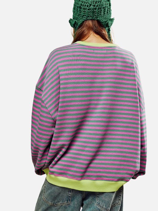 Anouk | Gestreepte Oversized Sweater
