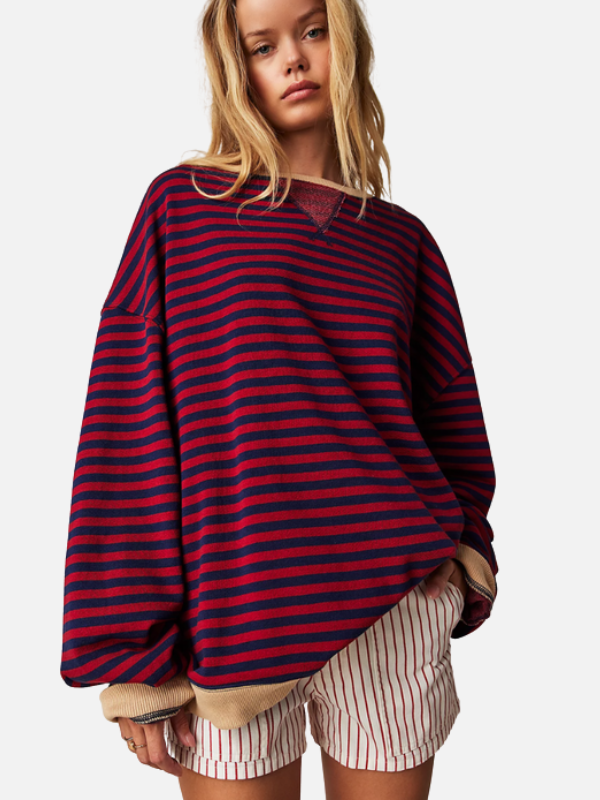 Anouk | Gestreepte Oversized Sweater