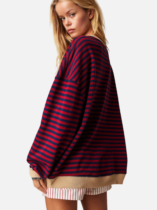 Anouk | Gestreepte Oversized Sweater