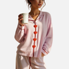 Sanne | Gestreepte Pyjama Set met Hartjes