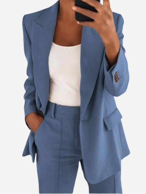 Nina - Blazer set met colbert en pantalon