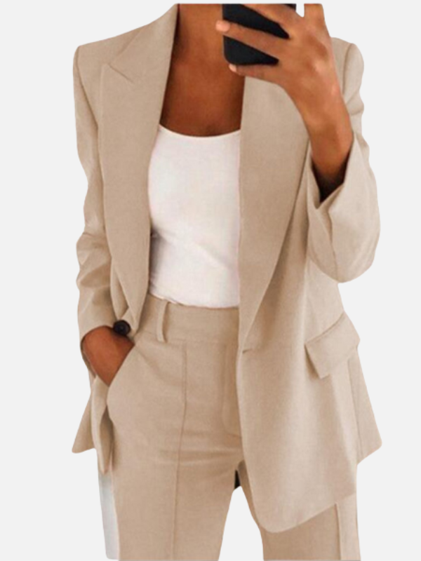 Nina - Blazer set met colbert en pantalon