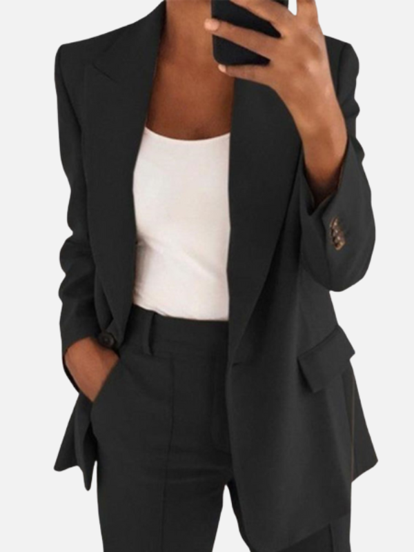 Nina - Blazer set met colbert en pantalon