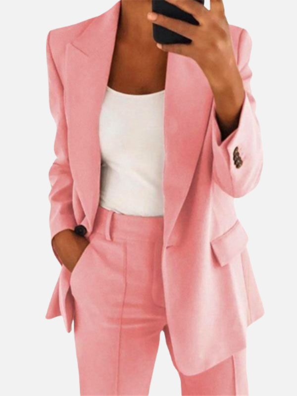 Nina - Blazer set met colbert en pantalon