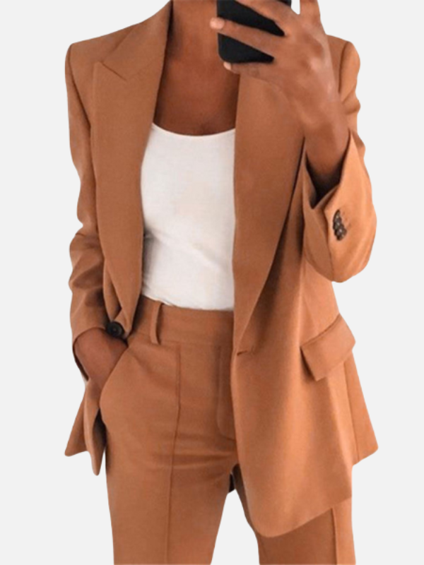 Nina - Blazer set met colbert en pantalon