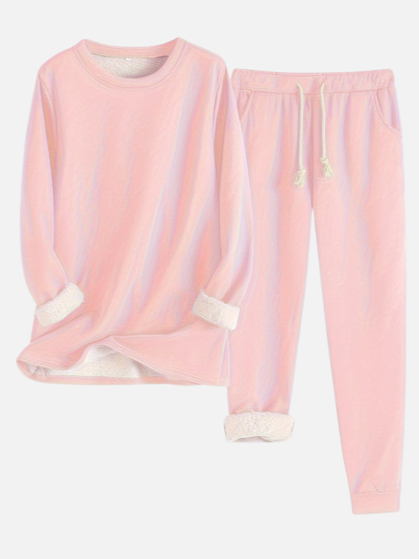 Sanne | Gevoerd Joggingpak met Trui en Broek
