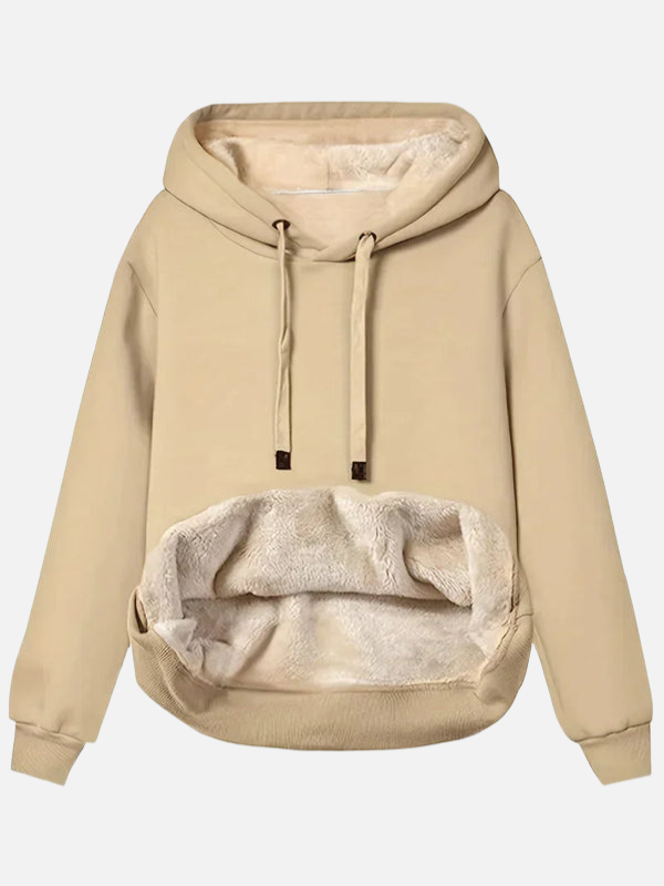Femke | Gevoerde Hoodie met Fleecevoering