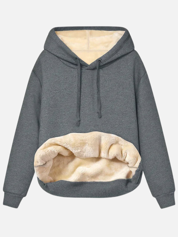 Femke | Gevoerde Hoodie met Fleecevoering