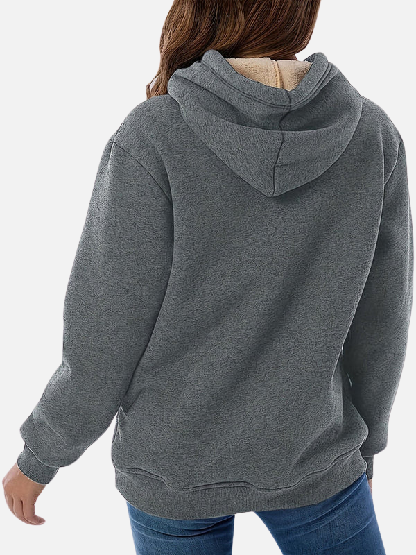 Femke | Gevoerde Hoodie met Fleecevoering