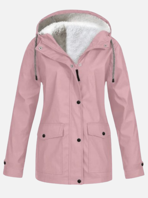 Sophie | Gevoerde Outdoor Jas met Capuchon