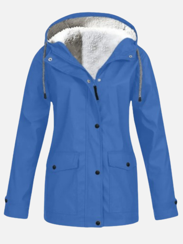 Sophie | Gevoerde Outdoor Jas met Capuchon