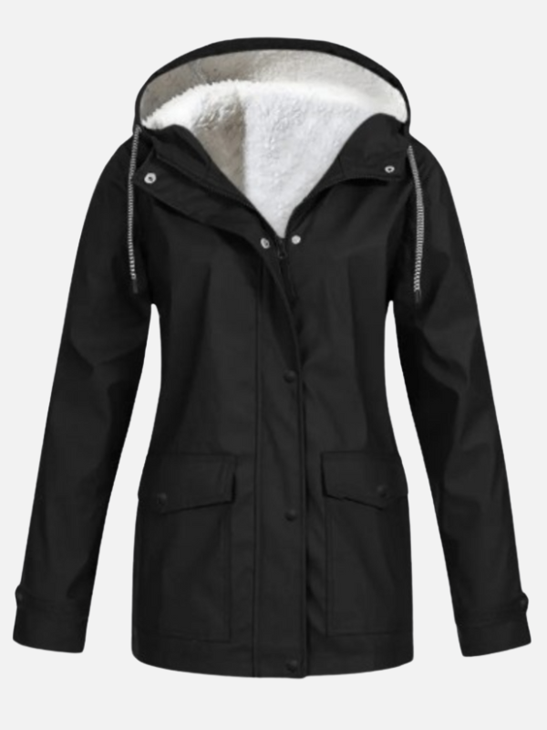 Sophie | Gevoerde Outdoor Jas met Capuchon