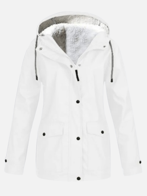 Sophie | Gevoerde Outdoor Jas met Capuchon