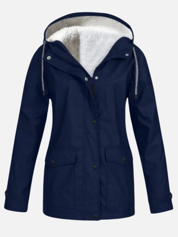 Sophie | Gevoerde Outdoor Jas met Capuchon