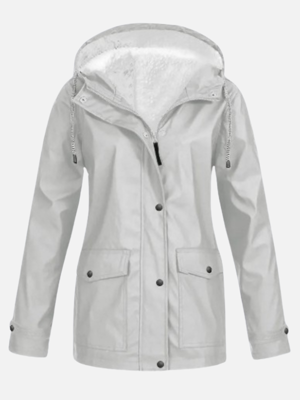 Sophie | Gevoerde Outdoor Jas met Capuchon