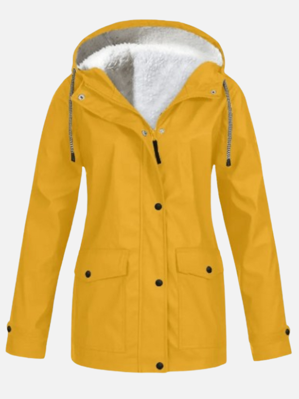 Sophie | Gevoerde Outdoor Jas met Capuchon
