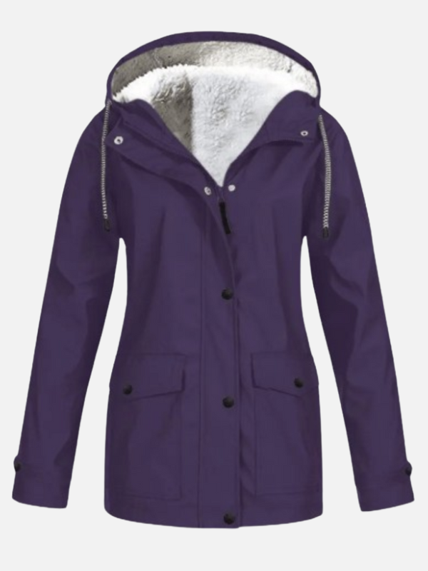 Sophie | Gevoerde Outdoor Jas met Capuchon