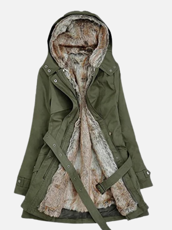 Anouk | Gevoerde Parka Winterjas met Capuchon