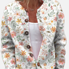 Iris | Gebreid Vest met Veldbloemen