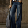 Vrouwen Hoge Taille Wide Leg Vintage Jeans