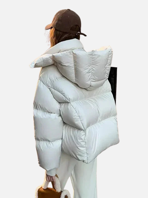 Nina | Kort Oversized Pufferjack met Capuchon