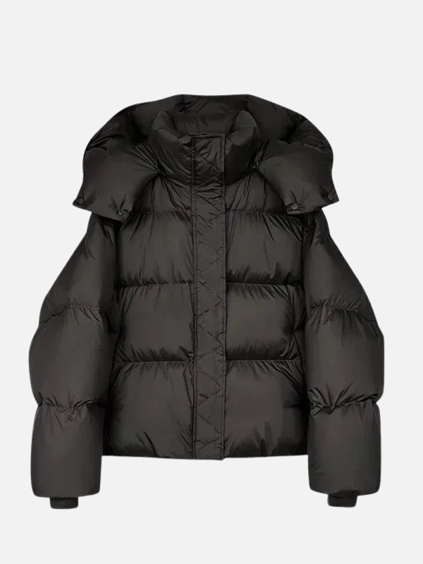 Nina | Kort Oversized Pufferjack met Capuchon