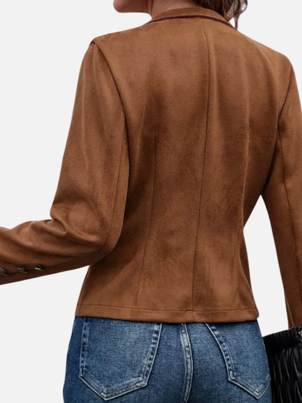 Anna | Korte Militaire Blazer met Sierknopen