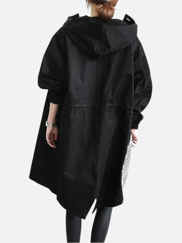 Iris | Lange Oversized Jas met Capuchon
