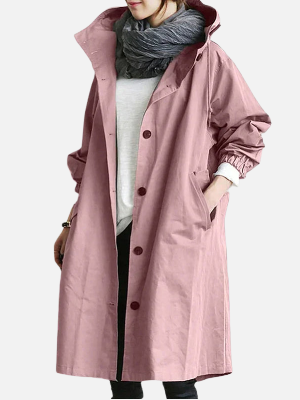 Iris | Lange Oversized Jas met Capuchon
