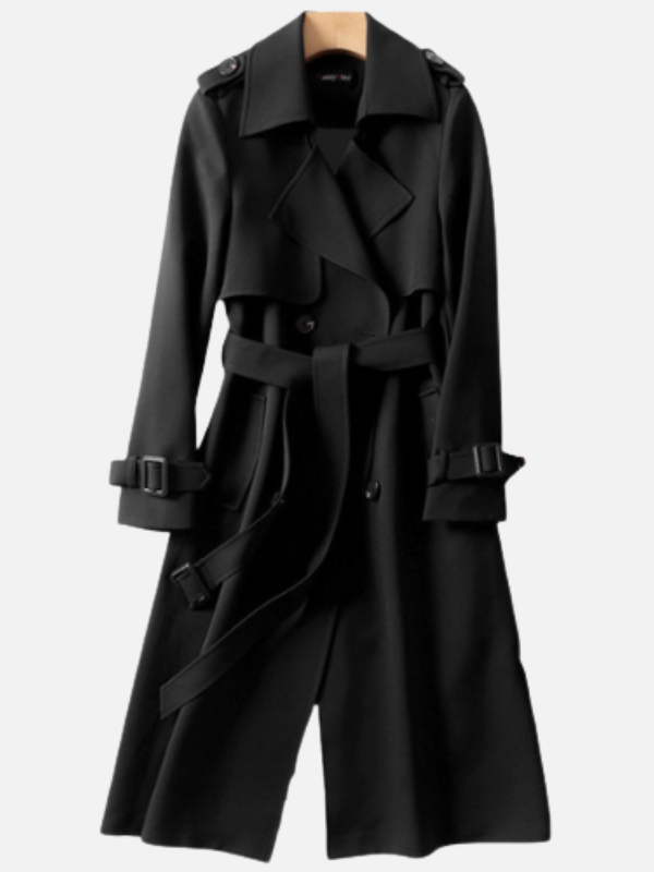 Sara | Lange Trenchcoat met Ceintuur