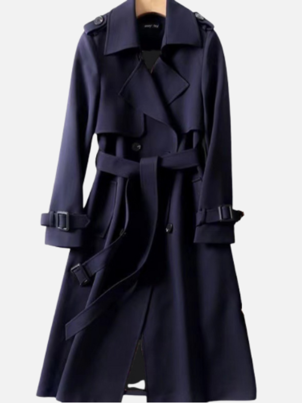 Sara | Lange Trenchcoat met Ceintuur