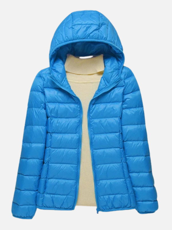 Sanne | Lichtgewicht Puffer Jas met Capuchon