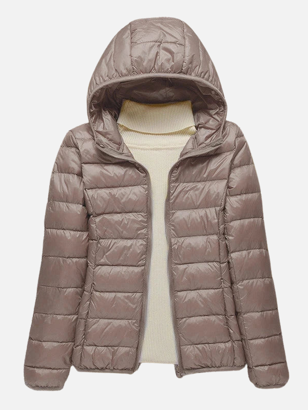Sanne | Lichtgewicht Puffer Jas met Capuchon