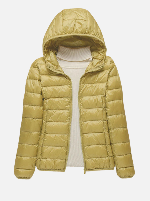 Sanne | Lichtgewicht Puffer Jas met Capuchon