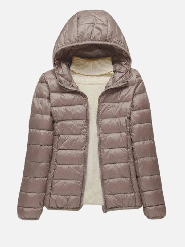 Sanne | Lichtgewicht Puffer Jas met Capuchon