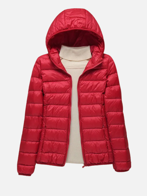 Sanne | Lichtgewicht Puffer Jas met Capuchon
