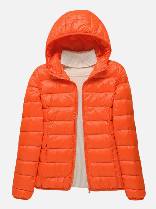 Sanne | Lichtgewicht Puffer Jas met Capuchon