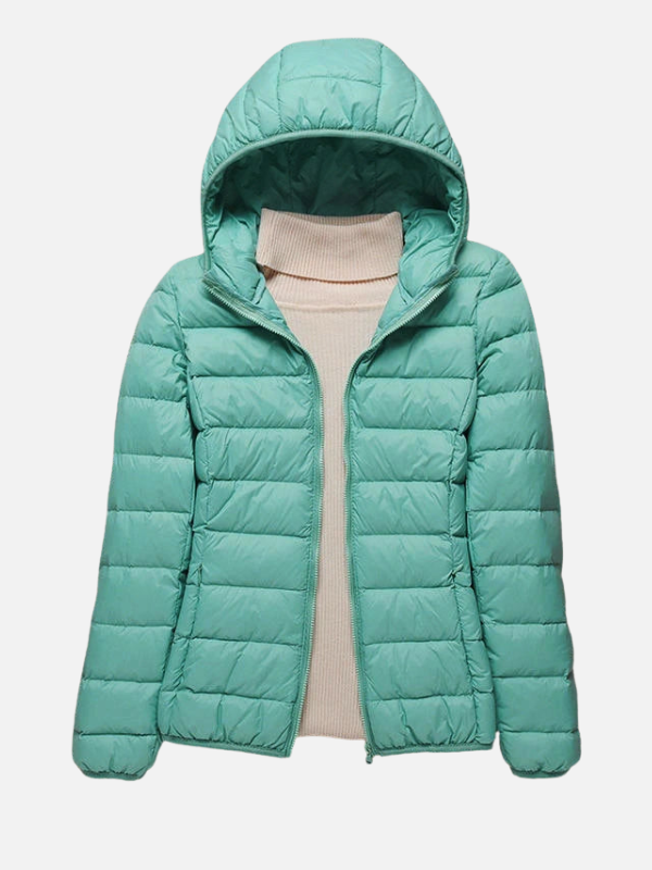 Sanne | Lichtgewicht Puffer Jas met Capuchon