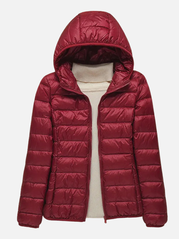 Sanne | Lichtgewicht Puffer Jas met Capuchon